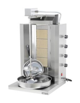 Gas Gyros-/ Dönergrill - 4 Brenner - max. 35kg - 10.8kW