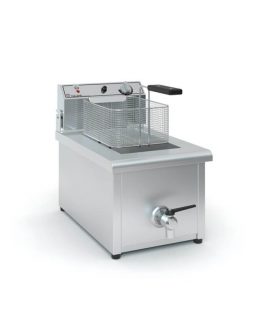 Elektro Fritteuse - 8 Liter - 3,6kW - mit Ablasshahn