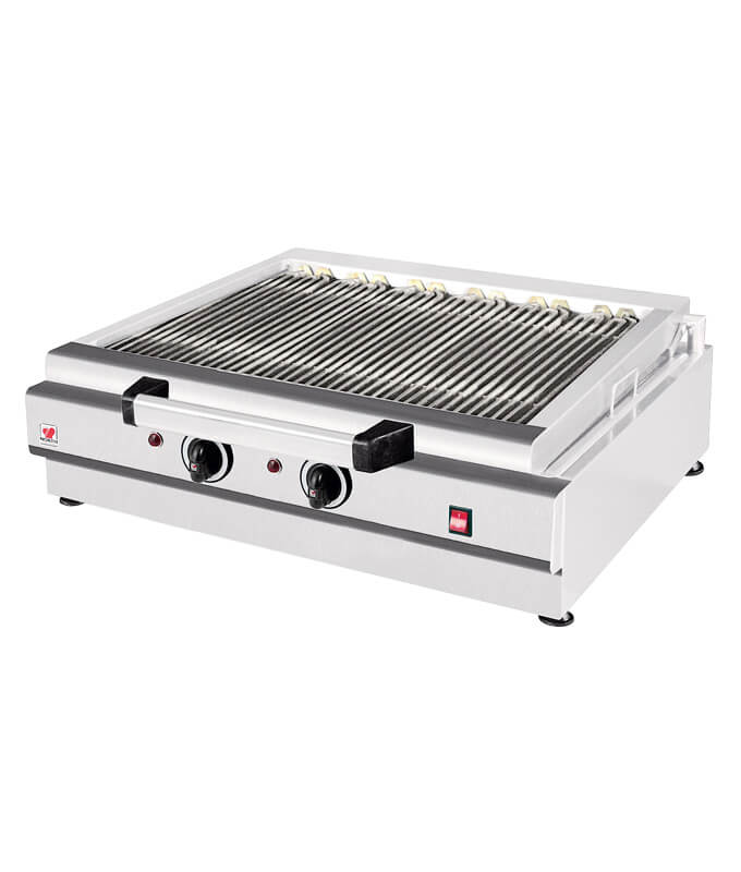 Elektro-Wassergrill CHIOS-2 mit 7,6 kW und 2 Grillzonen